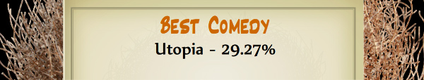 Australian Tumbleweed Awards 2015 - Best Comedy - Runner Up - Utopia - 29.27%