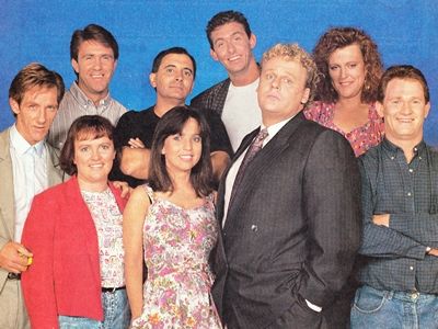 The cast of The Comedy Company