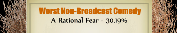 Worst Non-Broadcast Comedy – Runner Up – A Rational Fear: 30.19%