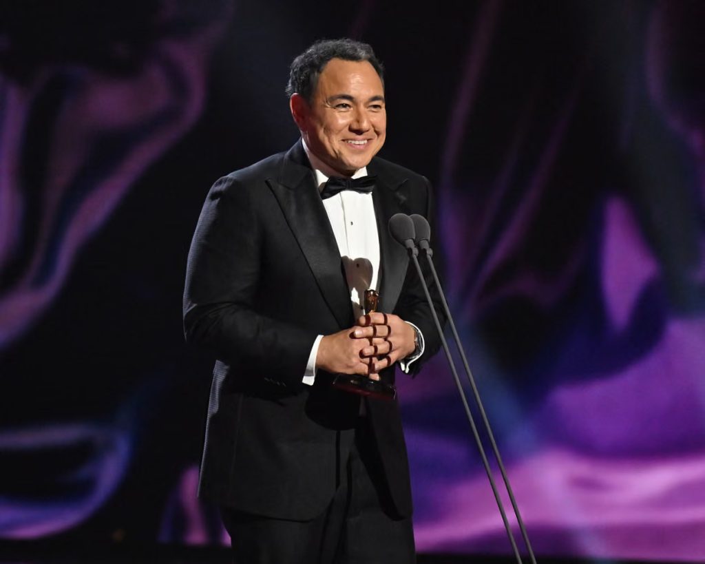 Sam Pang accepts the Gold Logie 2026