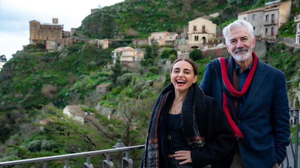 Shaun Micallef and Pia Miranda in Sicily
